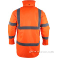 Hi Vis Jacket Custom Logo High Visibility Winter Safety Jacket Manufactory